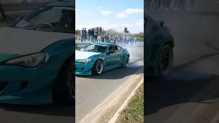 BRZ Drift Car Does Burnout | #tucked #burnout #driftcar #brz #shorts