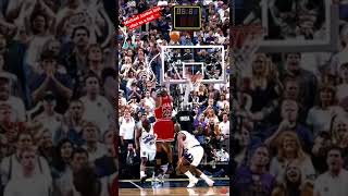 Michael Jordan last shot as a Chicago Bull