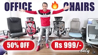 Best office chairs under 1000 | Cheap Office Chairs 2024 | Budget office chairs in India 2024 Sale