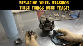 VW Bus Wheel Bearing Restoration. Oh my these things were TOAST!