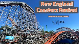 All Rollercoasters at Six Flags New England Ranked! (Superman or Wicked Cyclone?)