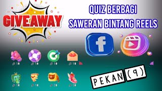 GIVEAWAY SAWERAN BINTANG REELS FACEBOOK | PEKAN 9