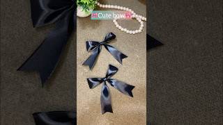 How to tie proper bow 🎀 Easy and beautiful bow #shorts #diy #craft #bow