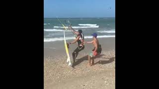 Kitesurf accident