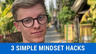 HOW TO BECOME MORE PRODUCTIVE WITH 3 SIMPLE MINDSET HACKS 2019