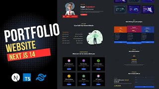 Modern Portfolio Website Using Next JS 14 | React, Next JS, TypeScript, and Tailwind CSS