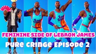 LeBron James Dancing To Girlie Emotes - Pure Cringe Episode 2 - Fortnite