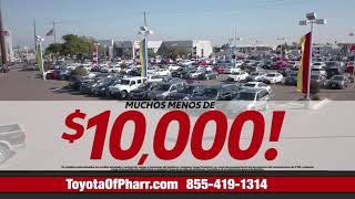 Toyota of Pharr tiene el Centro más grande de autos previamente manejados!