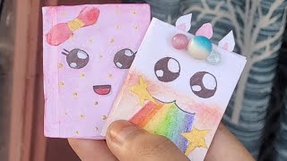 Mini Notebook Making ✨ #craft #mini #cute #diy #astheticdesign