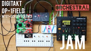 Elektron digitakt,OP-1 filed,Old blood noise endeavors MTET/screen violence 10/6/23 10:00 dawlessJAM