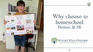 Why choose to homeschool - Thomas