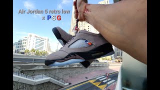 распаковка Air Jordan 5 Retro Low x PSG / unboxing Air Jordan 5 Retro Low x PSG