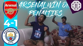 ARSENAL BEAT CITY ON PENALTIES | ARSENAL 4-1 MAN CITY | ARSENAL WIN THE COMMUNITY SHIELD | SAM JR