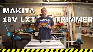 It's SO EASY!! Makita 18V LXT String Trimmer - Unboxing & First Impressions