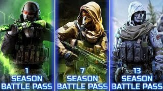 Call of Duty: Mobile - Battle Pass Evolution Season 1 to Season 6 | Which one is your favourite?