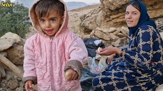 Celine's painful nomadic life in a mountain cave.