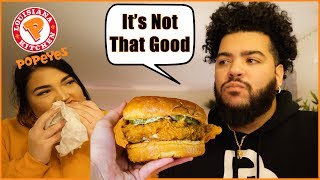 Popeyes chicken sandwich OVERRATED?!