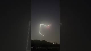 Hall Of Fame Drone Show (Part 5) #drone #night #shorts