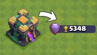 TÜRKİYE SIRALAMASINA ÇIKIYORUZ !! BELEDİYE BİNASI 14 HESABIMLA 5350 KUPA !! Clash of Clans