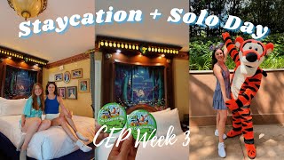 Solo Park Day, Backstage Tour & Princess Room Staycation! | A Week on the DCP | CEP 2024