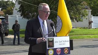 Hempstead Town Renames Street after Fallen Hero Jack Killbride