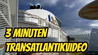 Drei Minuten Video über unsere AIDAdiva Transatlantikreise 2018, von Warnemünde nach New York.