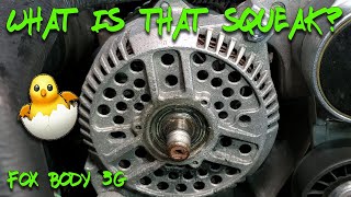 The 89G - Fox Body Mustang 3G Alternator Squeak Fix, Or Not?