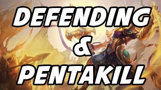 Bjergsen - Pentakill & Defending (Santorin POV)