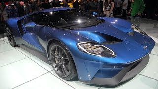 FORD GT concept car supercar V6 Turbo 600 hp GENEVE 2015 [HD]