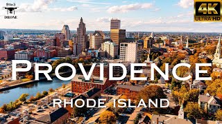 Providence in Fall 4K Drone Footage | Providence, Rhode Island