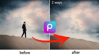 How To Remove Object/ Subject From Photo In Picsart | How to erase somthing from photo