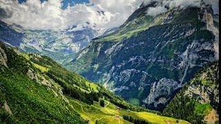 Thru Hiking The Via Alpina Green Trail Stage C13 Kandersteg To Adelboden Switzerland Swiss Alps 14km