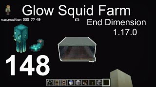 How to build a Glow Squid Farm (1.17.0) - Minecraft Bedrock Tutorials(148)