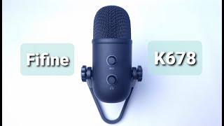 Unboxing + First Impression | Fifine K678 USB Microphone