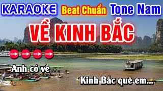 Về Kinh Bắc Karaoke Beat Chuẩn Tone Nam - Hà My Karaoke