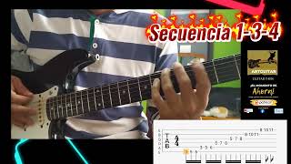 Práctica está secuencia y mejora tu técnica en la guitarra