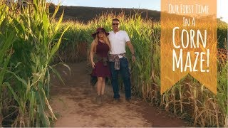 Our First Time in a Corn Maze!