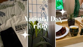 فلوق اليوم الوطني السعودي 🤍Saudi National Day 🇸🇦 | #vlog38