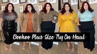 Boohoo Plus Size Fall Try On Haul