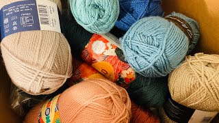 Mary Maxim Haul 9 | Yarn | #crochet #haul #marymaxim #unboxing #mysterybag #mysterybox #yarn