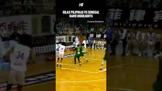 Gilas Pilipinas vs Senegal Game Highlights in China pocket tournament