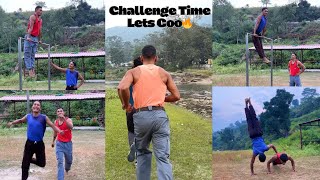 Challenge Time Lets Goo 😱💪🏻🚩 #challenge #vlog  @chamanverma5213