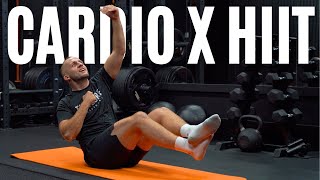 INTENSE 15 Min CARDIO X HIIT Workout [No Equipment, No Repeat]