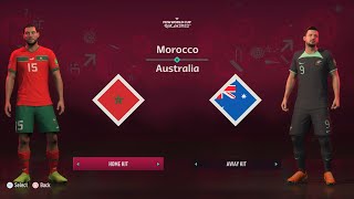 FIFA 23 | COPA MUNDIAL QATAR 2022 | MARRUECOS VS AUSTRALIA | 4K 60FPS | PS5