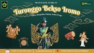 Pentas Seni Tradisi - Jathilan Turonggo Bekso Iromo 1 - 14 Agustus 2024  - Taman Budaya Kulon Progo