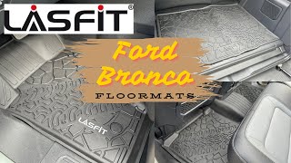 2024 Ford Bronco Everglades Floor Mats by LASFIT #fordbronco #broncofloormats #lasfit