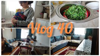 Uşaqla bir gündə etdiyim təmizlik,bazarlıq,yerləşdirmə #vlog 40