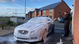 A bit of Jaguar XFR and Mini Cooper Snow Foaming Car Wash