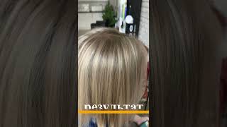 АИРТАЧ С ПРОПУСКАМИ #окрашиваниеволос #hairstyle