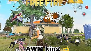 free fire 🔥 solo vs squad grandmaster lobby 😱😱 AWM sniper challenge 👿👿👿 #freefire #garenafreefire